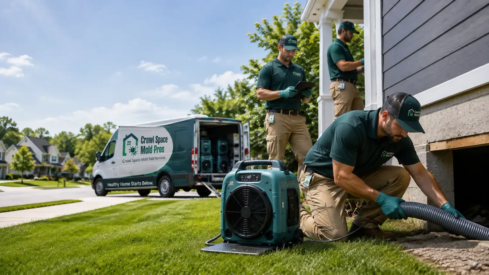 Crawl Space Mold Removal in Washingtonville, PA